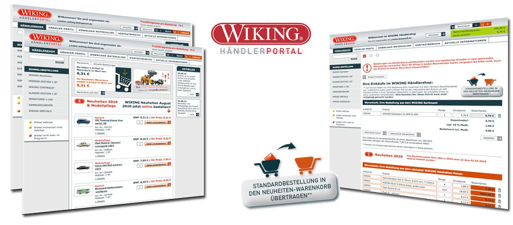 Wiking Modellbau, Webdevelopment, Online Marketing B2B